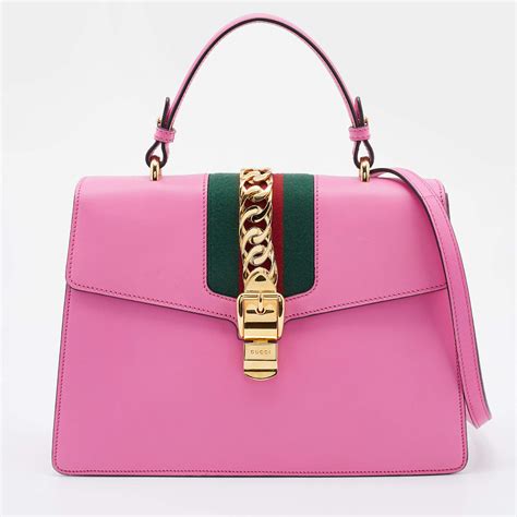 gucci sylvie bag fake|gucci sylvie top handle bag.